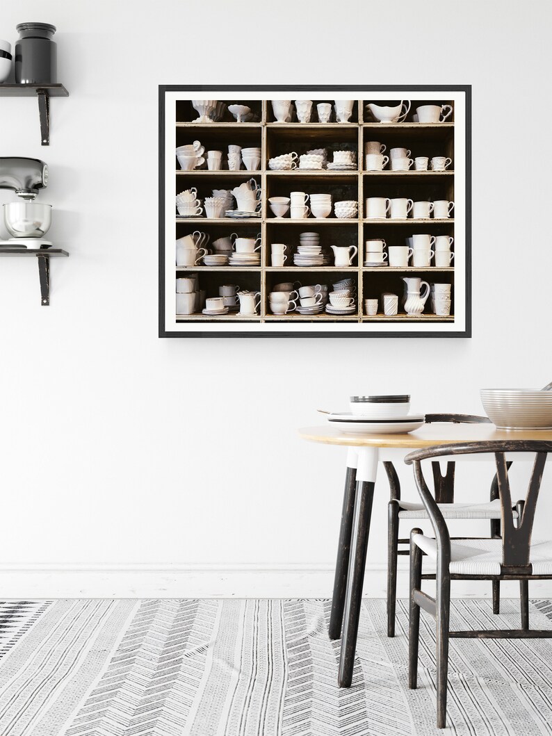 Rustic Kitchen Art Print Rustic Kitchen Decor White Dish - Etsy