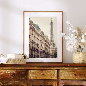 Eiffel Tower Photograph, Paris Photography Print, Vertical Paris Print, Large Art, Eiffel Tower Picture, Girlfriend Gift for Her image 4