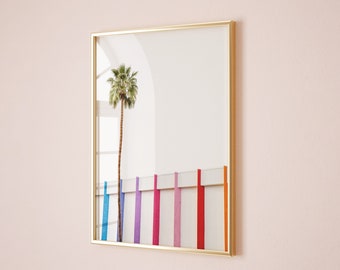 Palm Springs Print, Saguaro Hotel Architecture, Mid Century Modern, Wall Art, Prints, Minimalist Art, Travel Photography