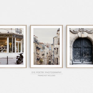 Paris Wall Art, Set of 3 Prints, Print Set, Paris Prints, Living Room Wall Art, City Art, Travel Gift, Travel Photography Prints