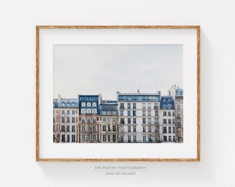 Impression de photographie de Paris, appartements dans le Marais, art mural de Paris, photographie d'art de voyage, grand art mural, décoration d'intérieur