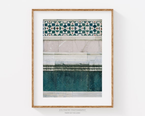 Florence Italy Print, Il Duomo Cathedral Green and Pink Marble Pattern, Architecture Photography, Italian Design Pattern, Wall Art
