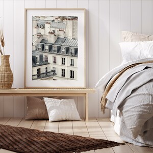 Paris Rooftops, Paris Photography, Architecture Art, Fine Art Photography Print, Gray Wall Art, French Home Decor, Paris Print Soliloquy image 4