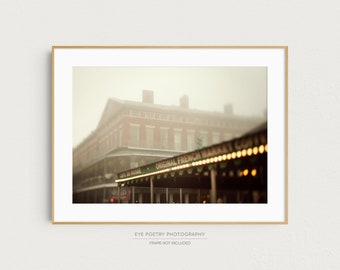 Cafe du Monde, Jackson Square, New Orleans Art, French Quarter Art, Wall Decor, NOLA, New Orleans Photography Print, Travel