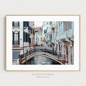 Venice Italy, Venice Print, Italy Wall Art Print, Travel Photography Print, Italy Gift, Canal Photograph, Photo Prints "Venetian Bridges"
