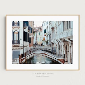 Venice Italy, Venice Print, Italy Wall Art Print, Travel Photography Print, Italy Gift, Canal Photograph, Photo Prints &quot;Venetian Bridges&quot;