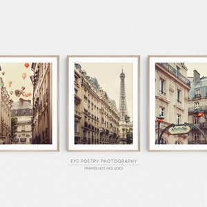 Paris Art Prints, Paris Photography,  Set of 3 Prints, Fine Art Prints, Paris Prints Set, Travel, Wall Art Prints, Paris Decor, Eiffel Tower