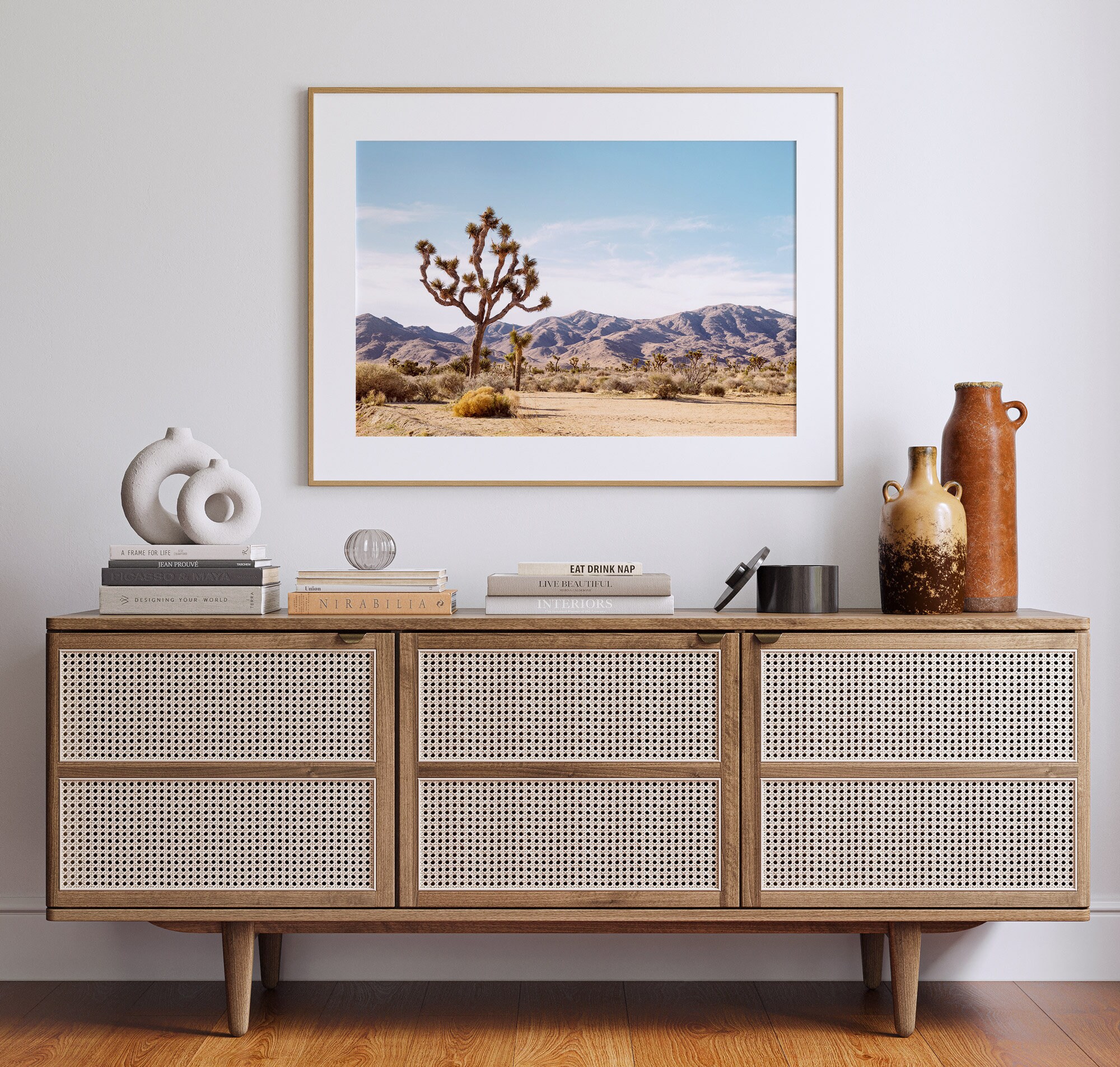 Joshua Tree Art Print, Cactus Print, Desert Landscape Photography Print ...