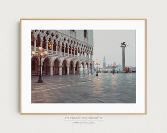 St Mark's Square Photo, Venice Print, Italy Wall Art, Travel Photography, Art Print