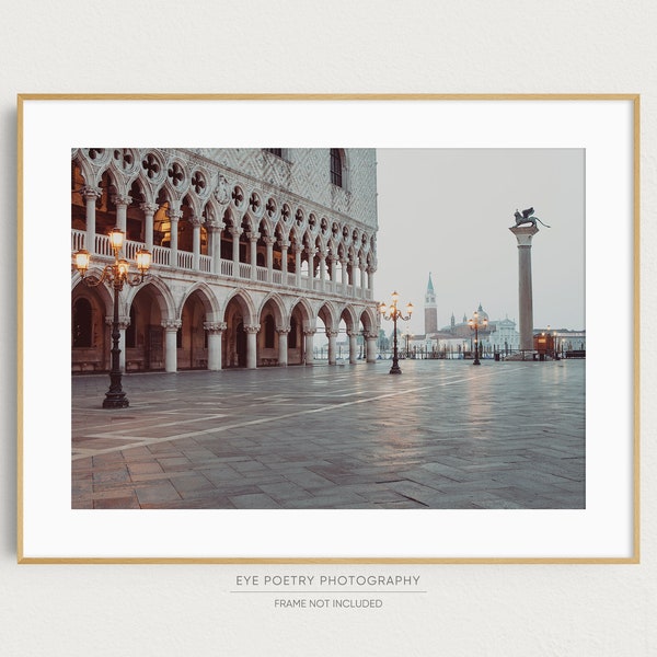 St Mark's Square Photo, Venice Print, Italy Wall Art, Travel Photography, Art Print