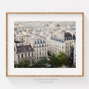 Rooftops in Le Marais, Paris Print, Paris Photography Print, Large Wall Art, French Wall Decor, Travel Photography Petit Paris image 1