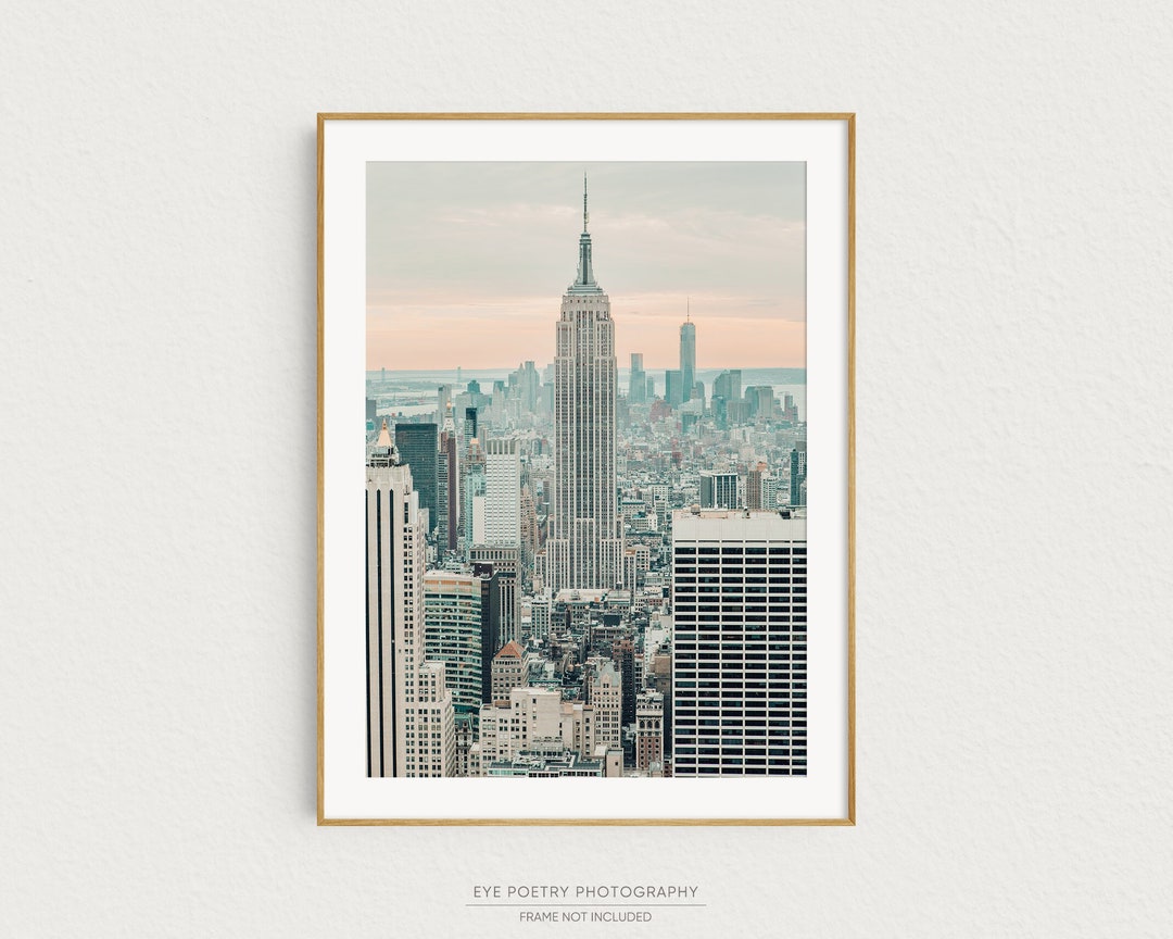 New York City Skyline at Sunset Photo, Travel Photography, NYC Wall Art ...