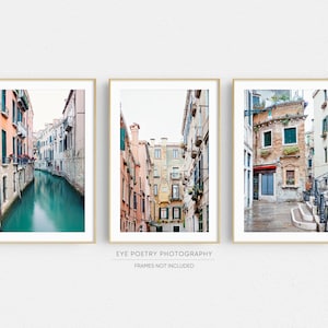 Venice Wall Art Prints, Venice Photography Prints, Gallery Wall Set of 3 Prints, Venice Italy Prints, Wall Prints, Travel Photography