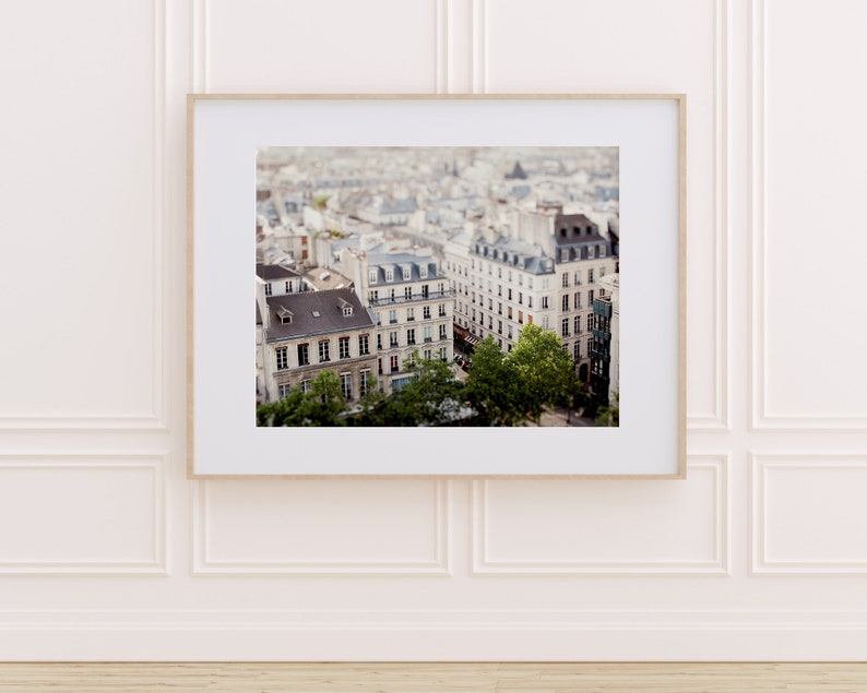 Rooftops in Le Marais, Paris Print, Paris Photography Print, Large Wall Art, French Wall Decor, Travel Photography Petit Paris image 5