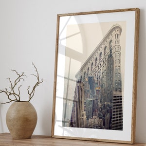 New York Print, NYC Skyline, New York City Photo, Empire State Building, Flatiron, Wall Art Print, Travel Photography Print image 2