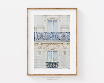 Paris Window and Balcony Photo, Paris Wall Art, French Wall Decor, Architecture Detail, Large Wall Art, 11x14 Travel Photography Print