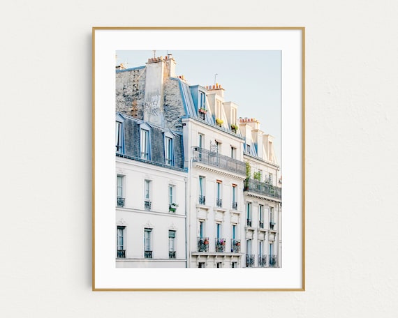 Montmartre in Paris Print, City Art, Europe Wall Art, Travel Decor, Paris Photography Print