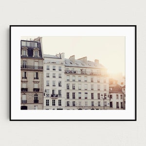 Paris Photography Print, Art Prints, Sunrise in Paris Print, French Home Decor, Travel Print, Paris Wall Art Sun Also Rises image 4