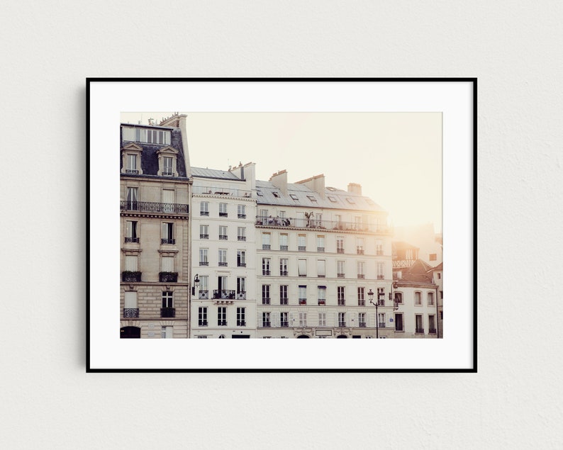 Paris Photography Print, Art Prints, Sunrise in Paris Print, French Home Decor, Travel Print, Paris Wall Art Sun Also Rises image 4