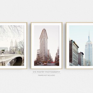 New York Prints, New York Photography Prints, Gallery Wall Set of 3 Prints, Central Park, Travel Wall Art Prints