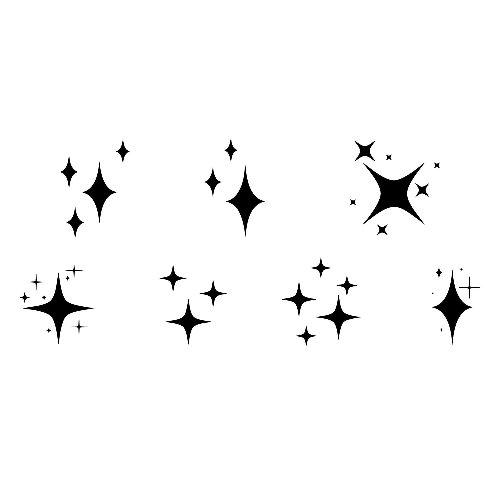 Star Svg Bundles, Sparkle Svg Bundles, Star Clipart, Star Svg, Star ...