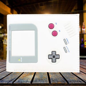 Game console shaped Wallet Game Controller Shape Wallet Handcrafted Video Game Console Inspired Wallet Cute Wallet Gift for Kids Men Wallet
