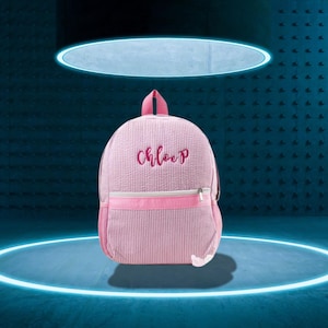 Personalisierter Kleinkindrucksack, personalisierter Kinderrucksack in Seersuckerfarben, Seersucker-preppy Rucksack, Kleinkindrucksack, Vorschulrucksack