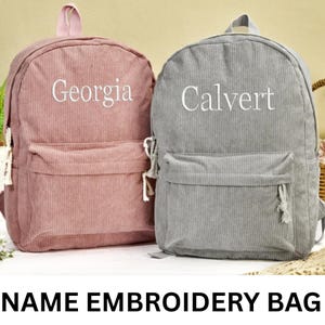 Nom personnalisé cartable pour tout-petits sac à dos personnalisé pour enfants cadeau d'anniversaire sac à dos préscolaire cadeau pour filles garçon cadeau maternelle cadeau enfant