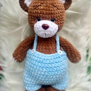 Teddy Bear amigurumi crochet pattern - Plush toys bear crochet PDF File pattern in English