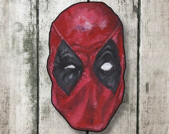Deadpool Wood Cutout Print
