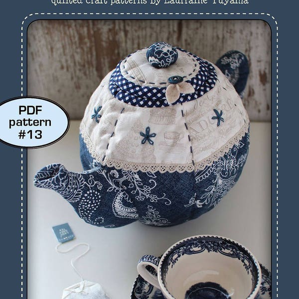 Quilted Teapot - PDF pattern 13