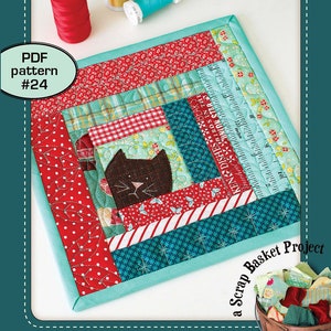 Kitty Potholder - PDF pattern 24