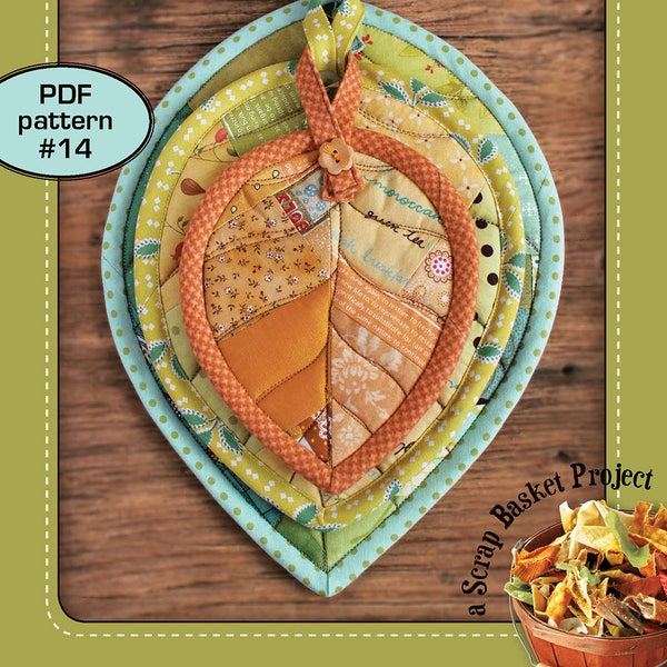 Leaf Potholders - PDF pattern 14