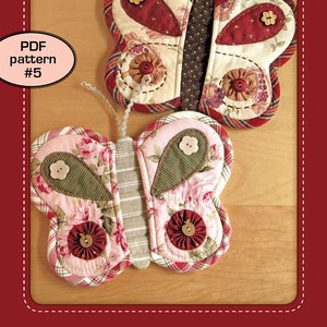 Butterfly Potholder PDF pattern 5 image 1