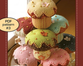 Cupcake Pincushion - PDF pattern 3