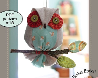 Owl on a Stick - PDF pattern 18