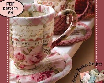 Quilted Teacup - PDF pattern 9