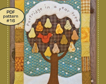 Partridge in a Pear Tree - PDF pattern 16