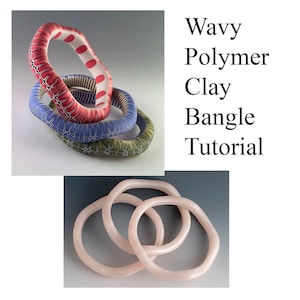 Wavy Polymer Clay Bangle Tutorial