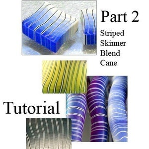 Tutorial - Make a Striped Skinner Blend Cane part 2 - NEW LOW PRICE