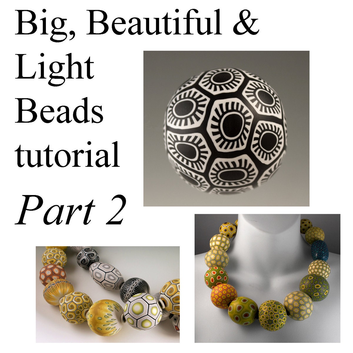 Hollow Beads Polymer Clay Tutorial Learn How to Make Beads in