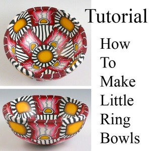 Tutorial - How to Make Little Ring Bowls Using a Glass Form - NEW LOW PRICE