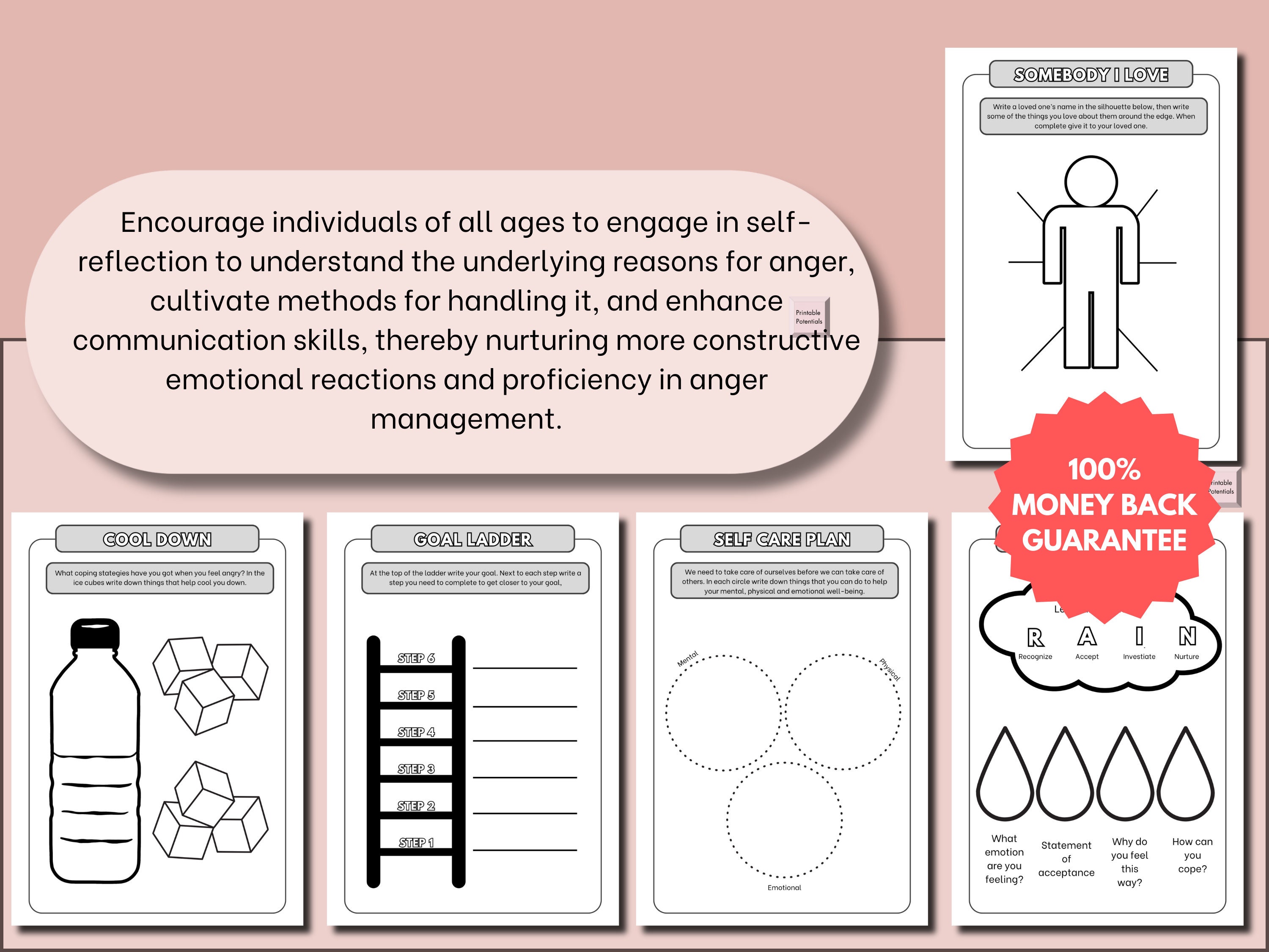 Art Therapy Worksheet for Occupational Therapy Journal Prompts Therapy ...