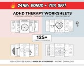 ADHD Planner Workbook | Guide ADHD Resources, Journal Prompts, Flashcards for ADHD burnout Brain Dump | Calming Corner for Neurodiversity