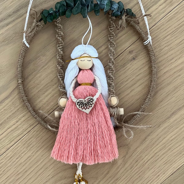 Macrame Angel Wall Hanging  / Macrame Angel Doll