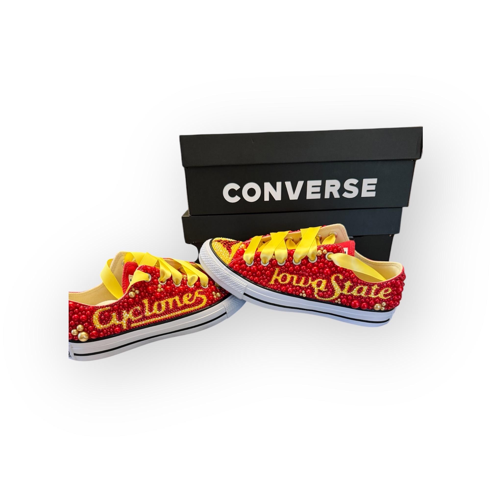 Rhinestone Pearl Bling Football Shoes - Etsy