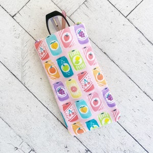 Soda Pop Glasses Case: Padded Soft Sunglass Pouch