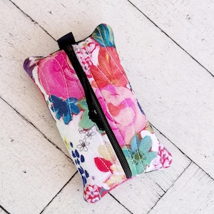 Purse Tissue Holder,Travel Tissue Cover, Zippered Tissue Case, Pocket Tissue Pouch