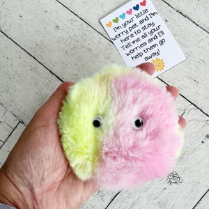 Worry Critter Fidget Plush: Pocket Anxiety Relief Toy for Autistic Kids