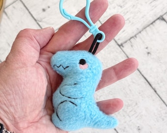 T-Rex Plush Keychain, Soft Fleece Dinosaur Backpack Charm